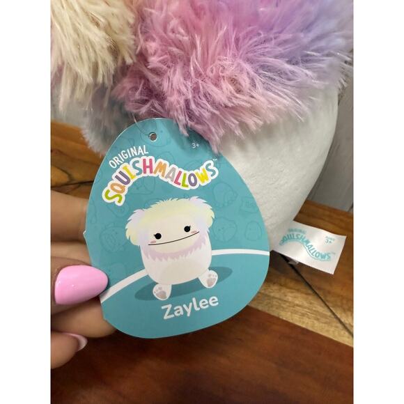 NWT Squishmallows Zaylee the Bigfoot Yeti 8" Plush Toy‎ Multicolor - Picture 2 of 6